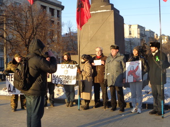 Москвичи тоже против фашизма на Украине 