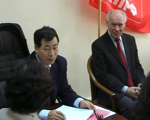 Встреча секретарей СКП-КПСС с китайской делегацией